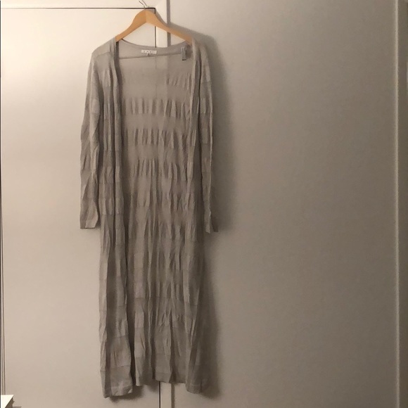 CAbi Sweaters - Cabi sheer Striped duster